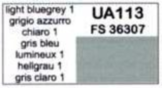 LC-UA113 Lifecolor Light Blue Grey 1 22ml Acrylic Paint Lifecolor