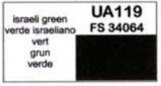 LC-UA119 Lifecolor Israeli Green 22ml Acrylic Paint Lifecolor