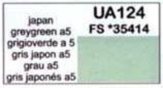LC-UA124 Lifecolor Japan Grey Green A 5 22ml Acrylic Paint Lifecolor