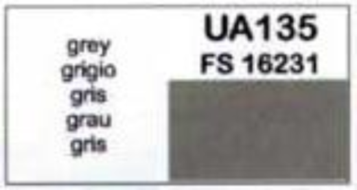 LC-UA135 Lifecolor Dark Grey 22ml Acrylic Paint Lifecolor