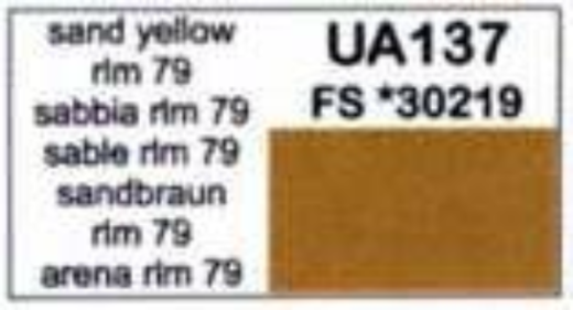 LC-UA137 Lifecolor Sand Yellow RLM 79 22ml Acrylic Paint Lifecolor