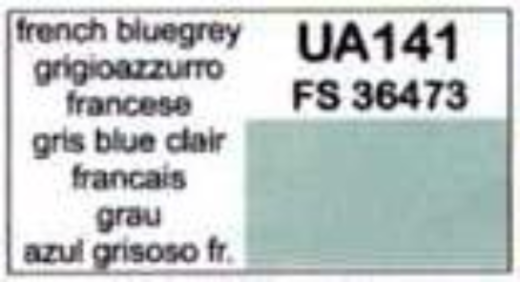 LC-UA141 Lifecolor French Blue Grey 22ml Acrylic Paint Lifecolor