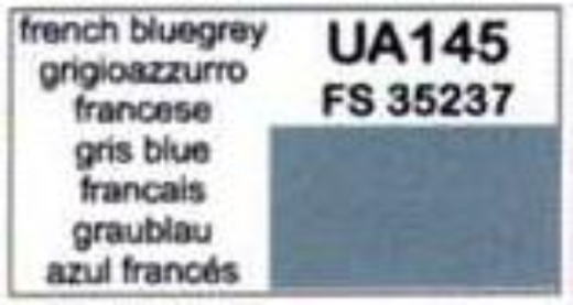 LC-UA145 Lifecolor French Blue Grey 22ml Acrylic Paint Lifecolor