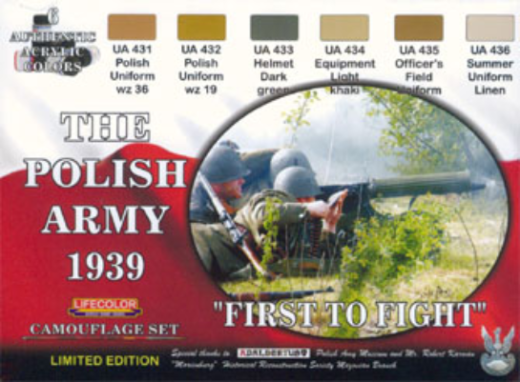 LC-XS05 Lifecolor Polish Army Acrylic Paint Set Lifecolor
