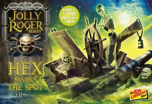 Lindberg 1/12 Jolly Roger Series: Hex Marks the Spot - Glow Edition Plastic Model Kit