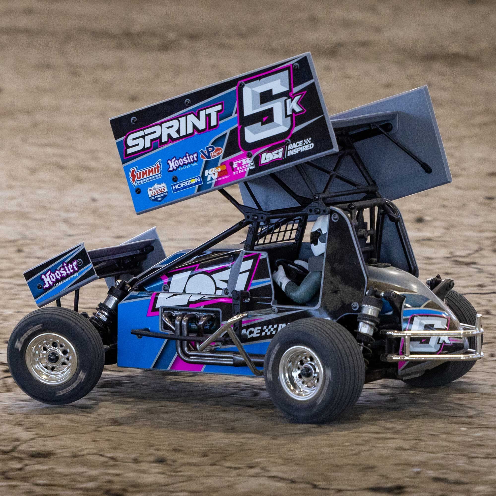 Losi 22S Sprint Car, 1/10 2WD, Brushless RTR, Blue LOS-1387T1 Losi