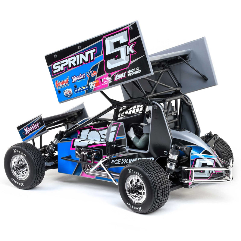 Losi 22S Sprint Car, 1/10 2WD, Brushless RTR, Blue LOS-1387T1