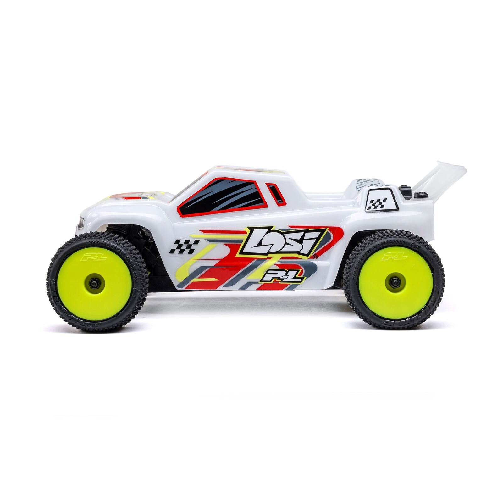 Losi 1/28 Micro-T 2S 2WD RTR Stadium Truck (Battery & Charger Included), White Losi