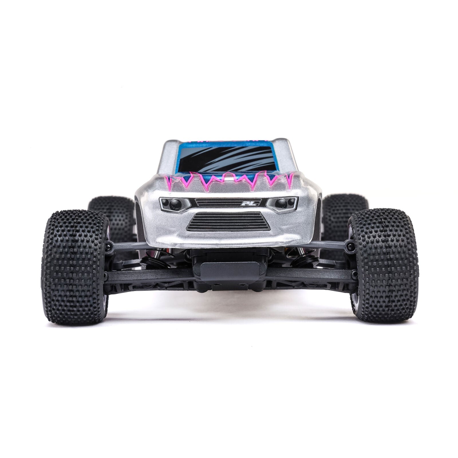 Losi 1/28 Micro-T 2S 2WD RTR Stadium Truck (Battery & Charger Included), Silver LOS-1392T2 Losi