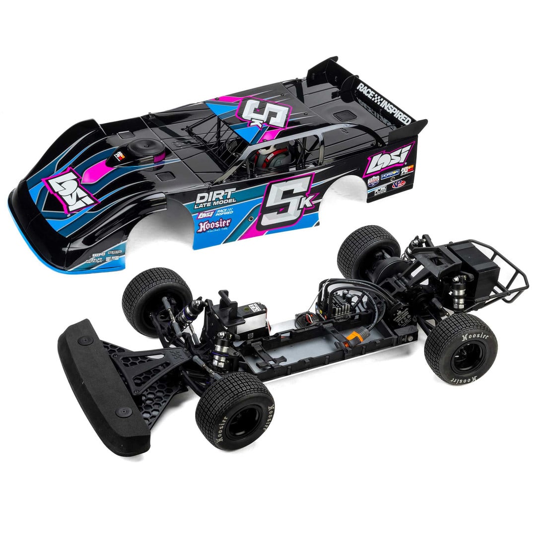 Losi 22S Dirt Late Model 1/10 2WD Dirt Oval RTR, Blue LOS-2167T1