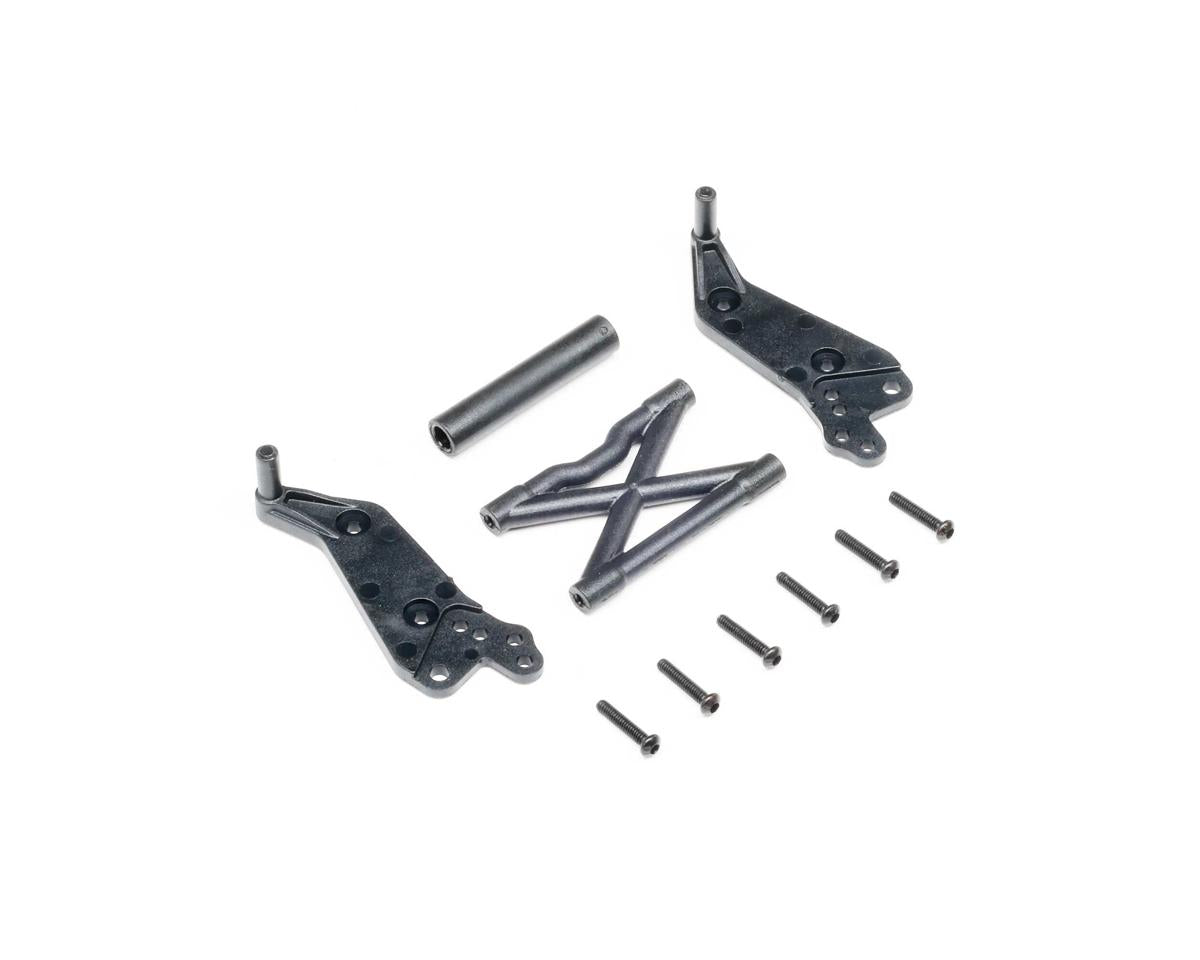 Losi Mini LMT Wheelie Bar Set, Black - LOS-2822