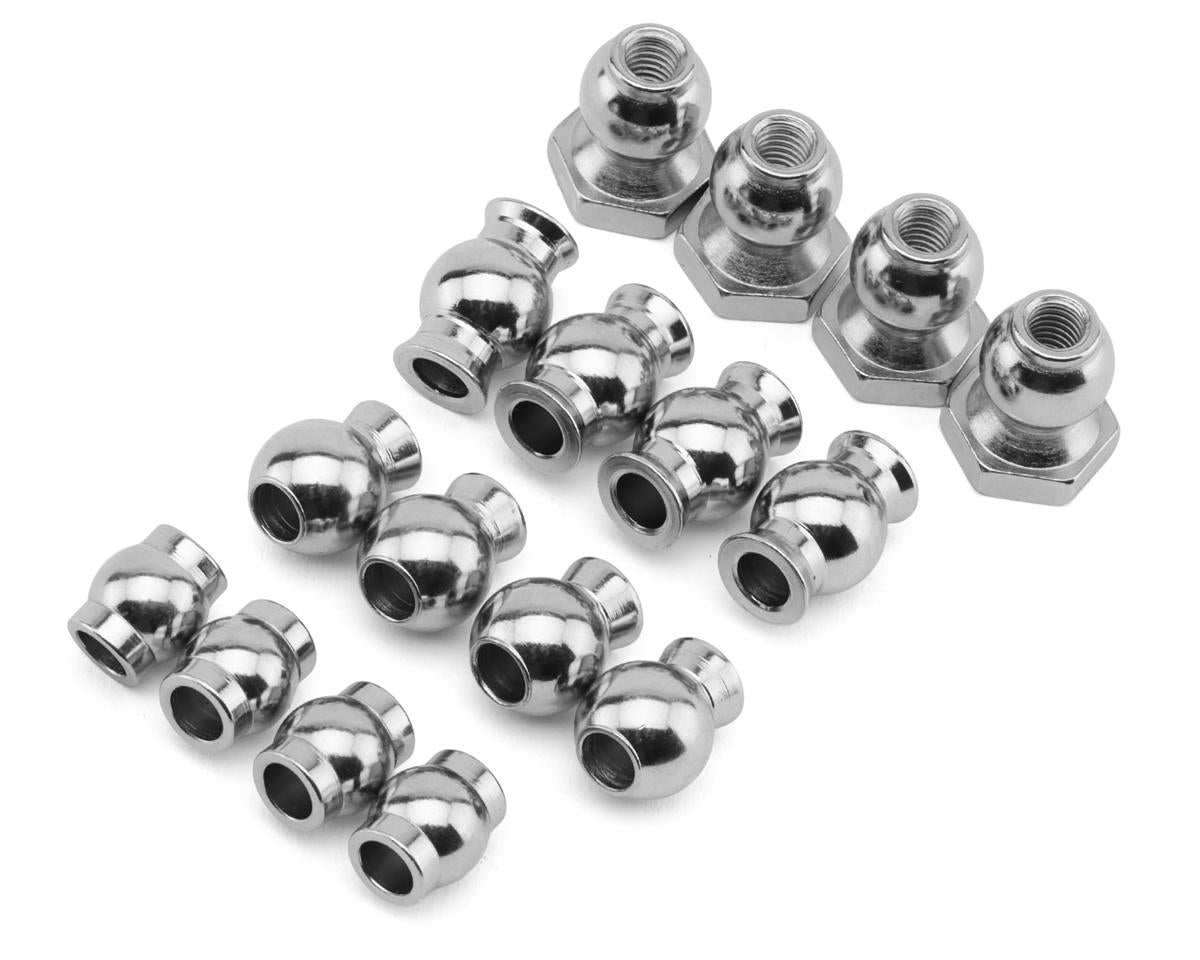 Losi Camber & Steering Pivot Ball Set, Steel, 12pcs 5IVE-T - LOS-3646