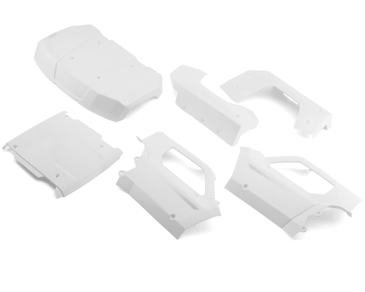 Losi Body Set, Complete, White, 5IVE-T 3.0 - LOS-3662