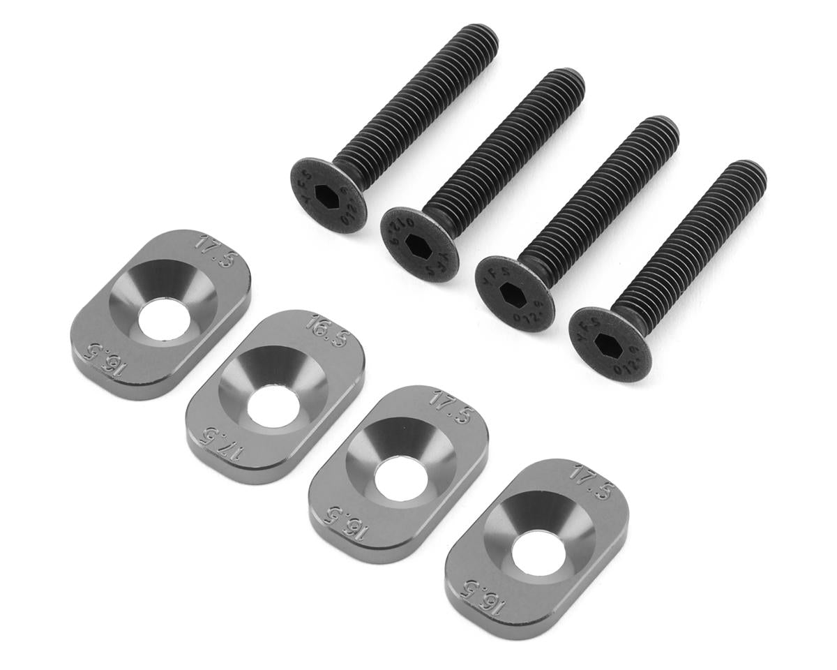 Losi 16.5 and 17.5 Motor Mount Inserts suit 67T Spur Gear, 5IVE-TE - LOS-3664