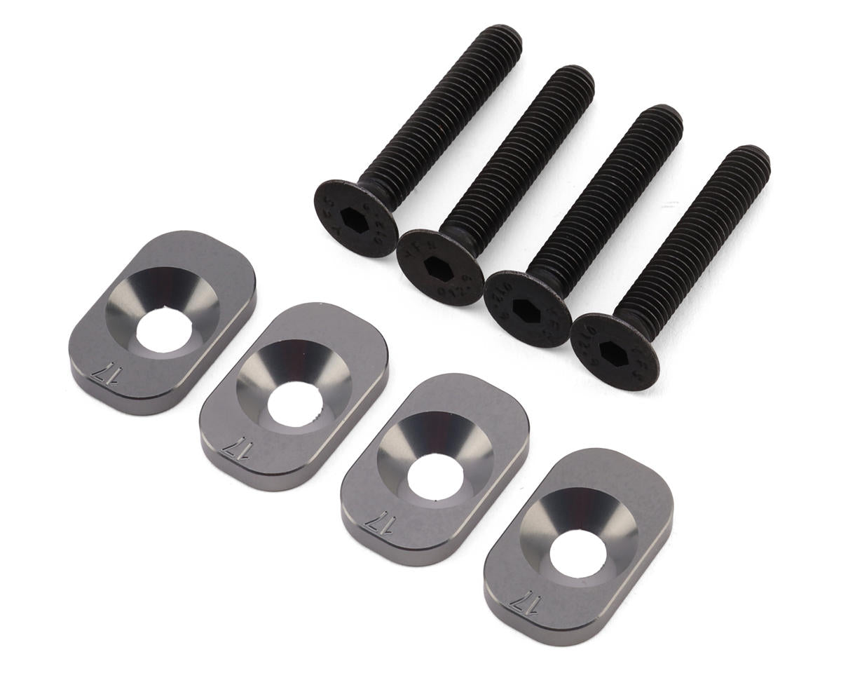 Losi 17.0 Motor Mount Inserts suit 67T Spur Gear, 5IVE-TE - LOS-3708