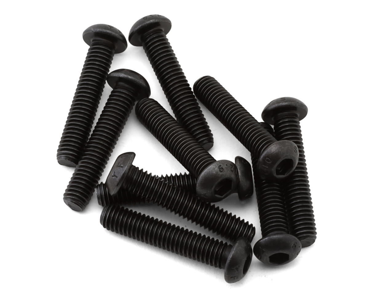 Losi M6x30mm Button Head Screws, 10pcs - LOS-3919
