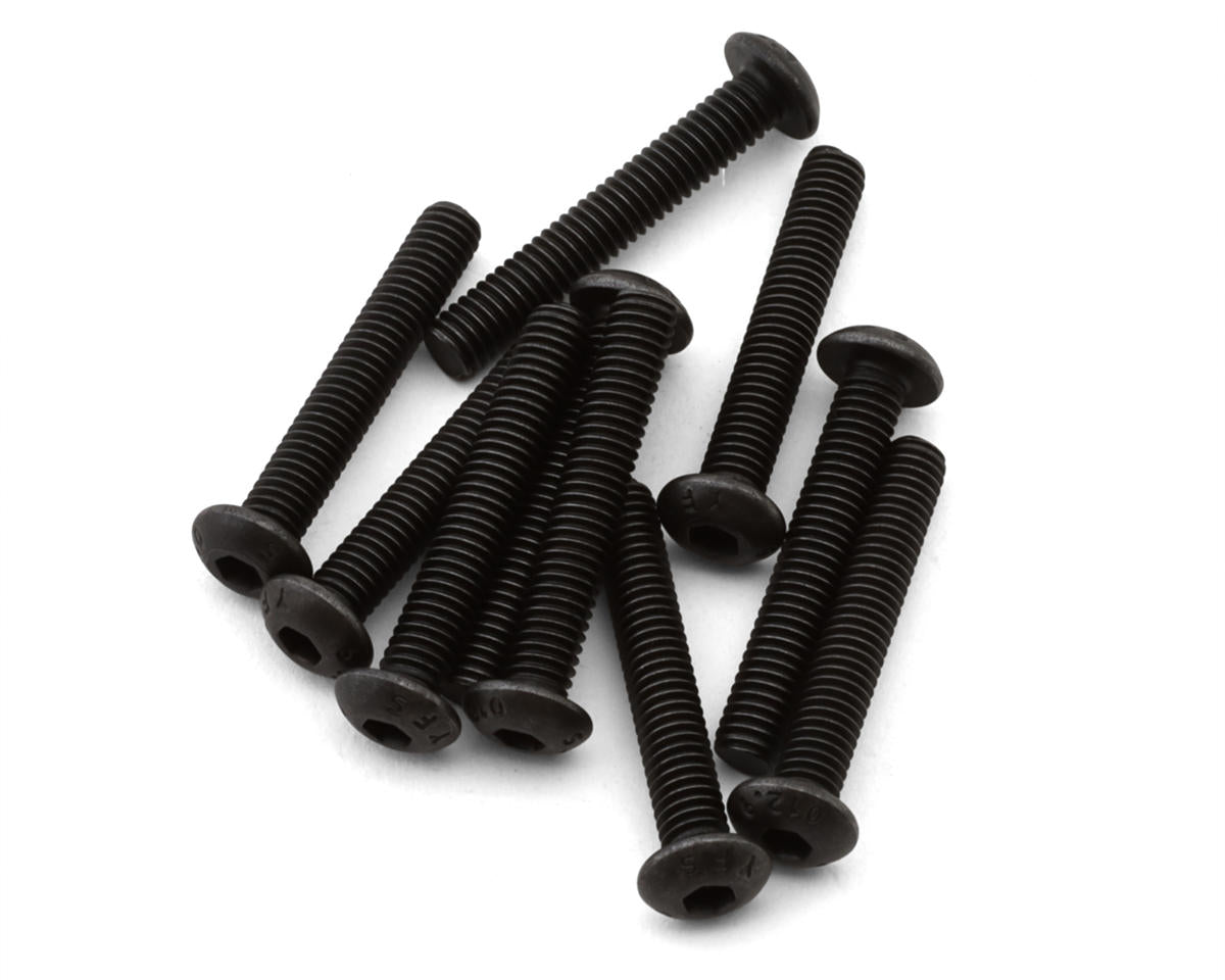 Losi M4x25mm Button Head Screws, 10pcs - LOS-3925