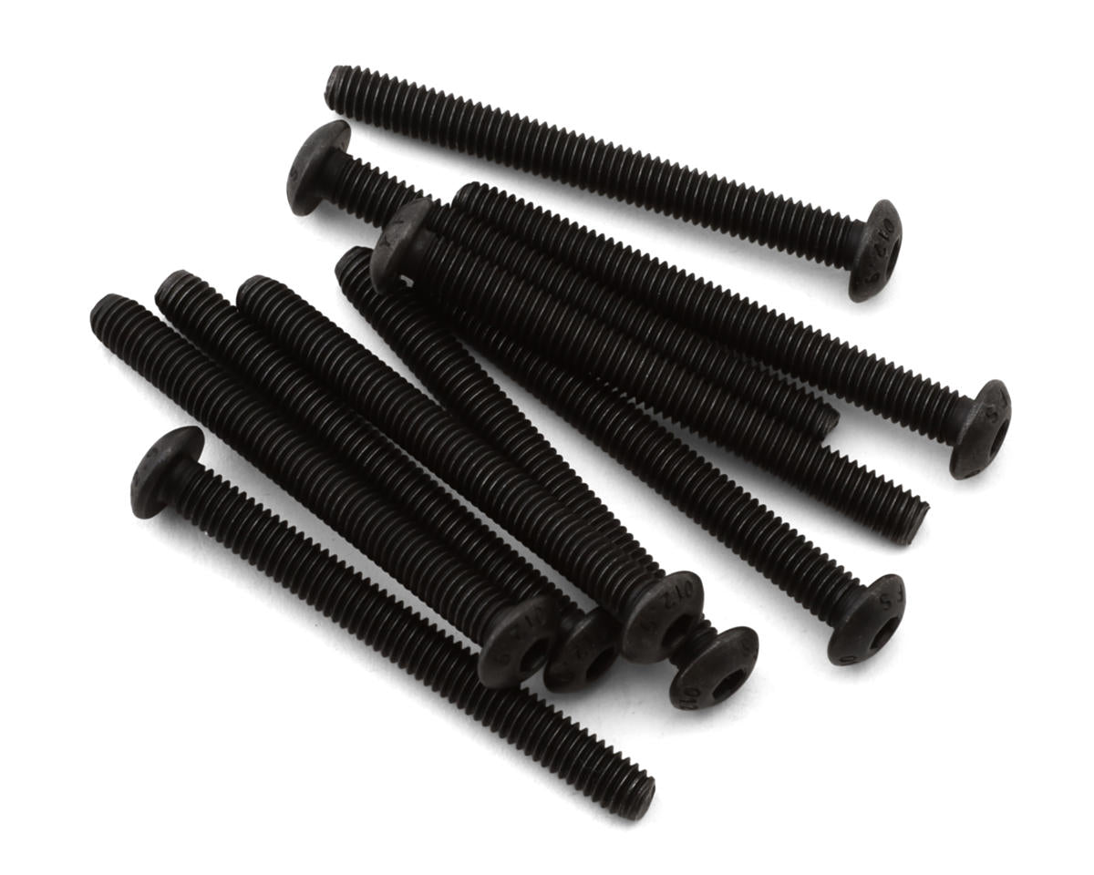 Losi M4x40mm Button Head Screws, 10pcs - LOS-3927