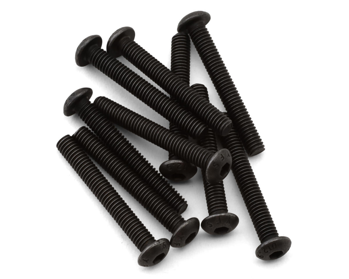Losi M4x30mm Button Head Screws, 10pcs - LOS-3928