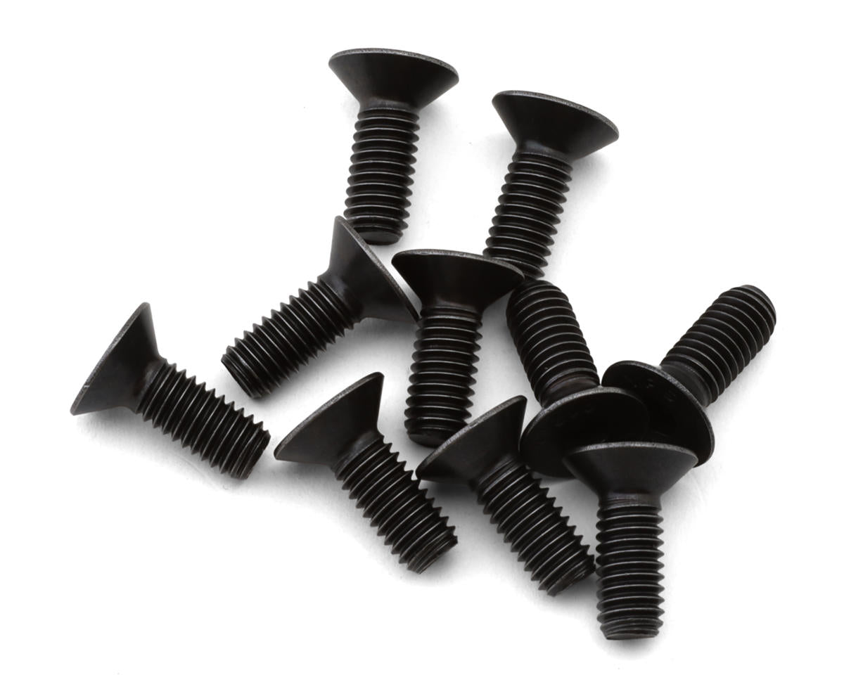 Losi M6x16mm Flat Head Screws, 10pcs - LOS-3931