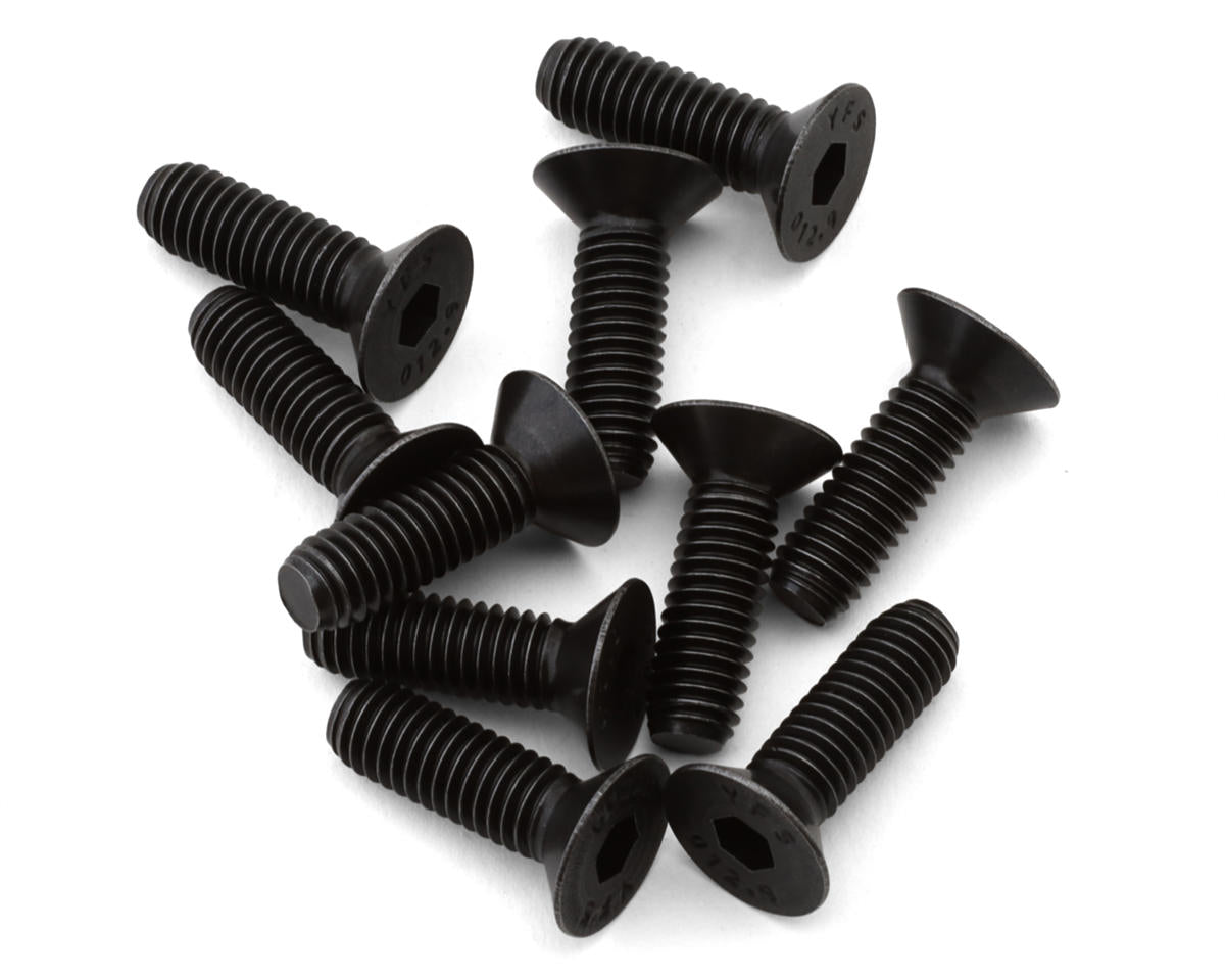 Losi M6x20mm Flat Head Screws, 10pcs - LOS-3932