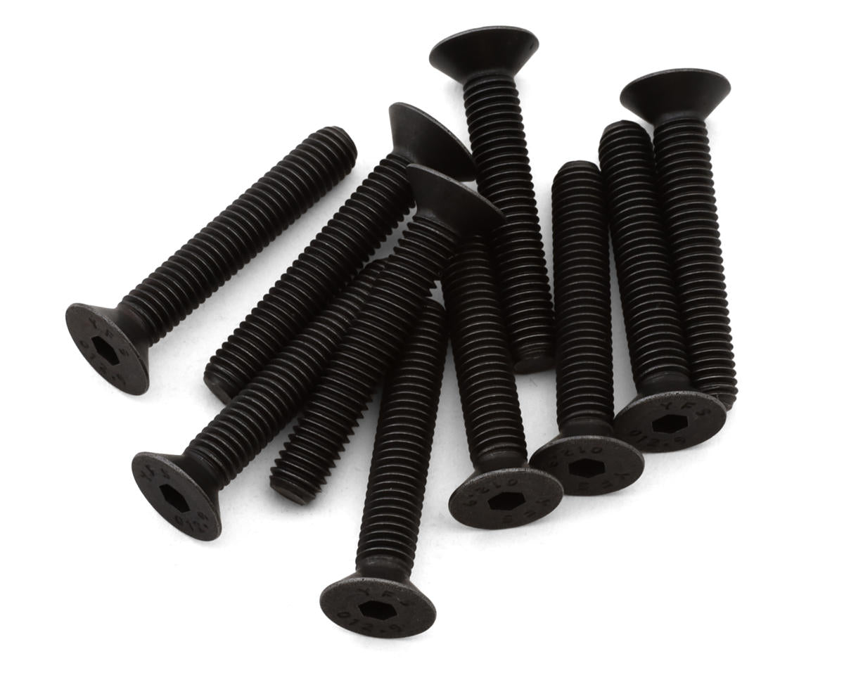 Losi M5x30mm Flat Head Screws, 10pcs - LOS-3933