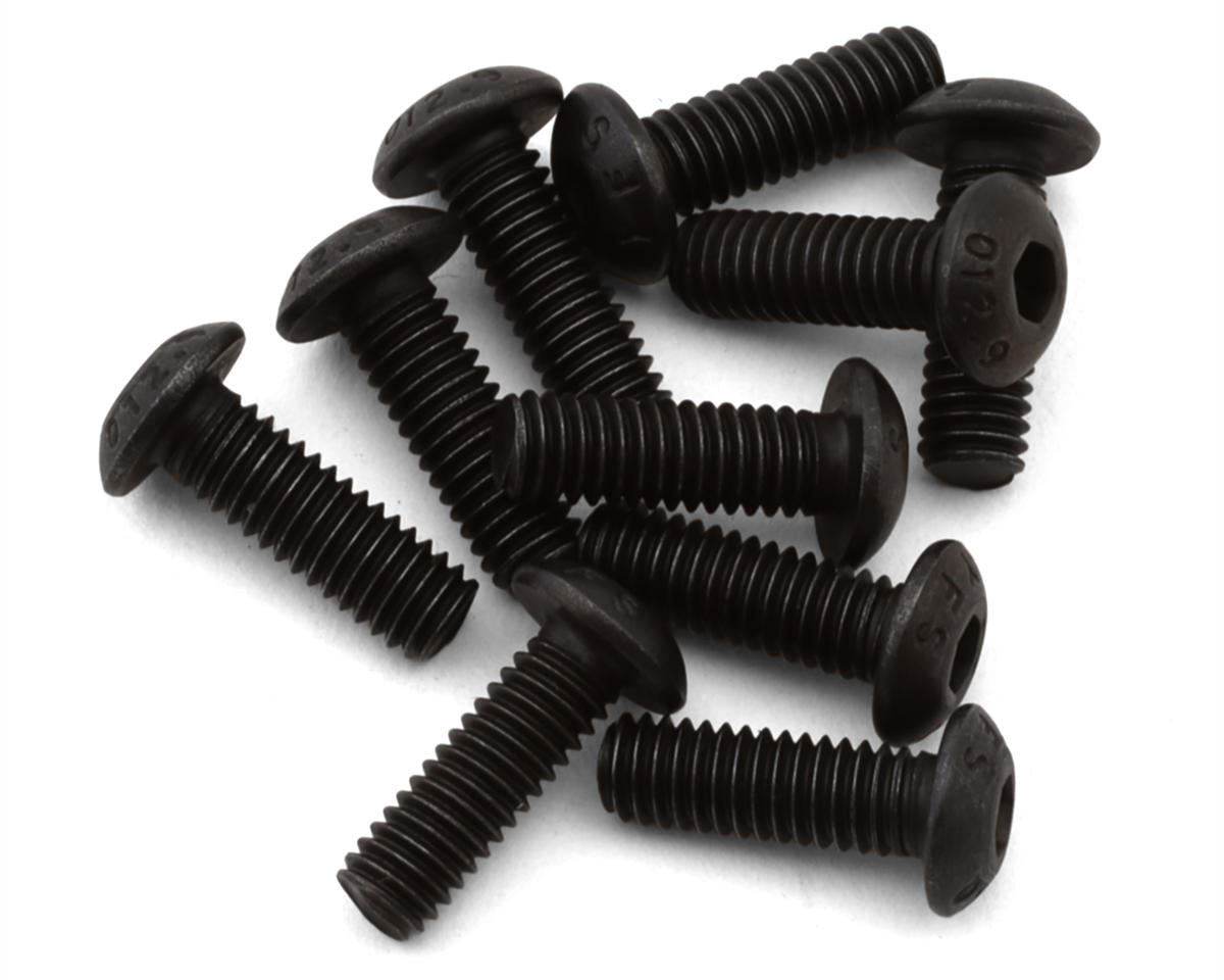 Losi M4x12mm Button Head Screws, 10pcs - LOS-3937