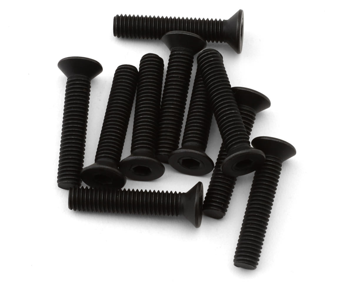 Losi M5x25mm Flat Head Screws, 10pcs - LOS-3954