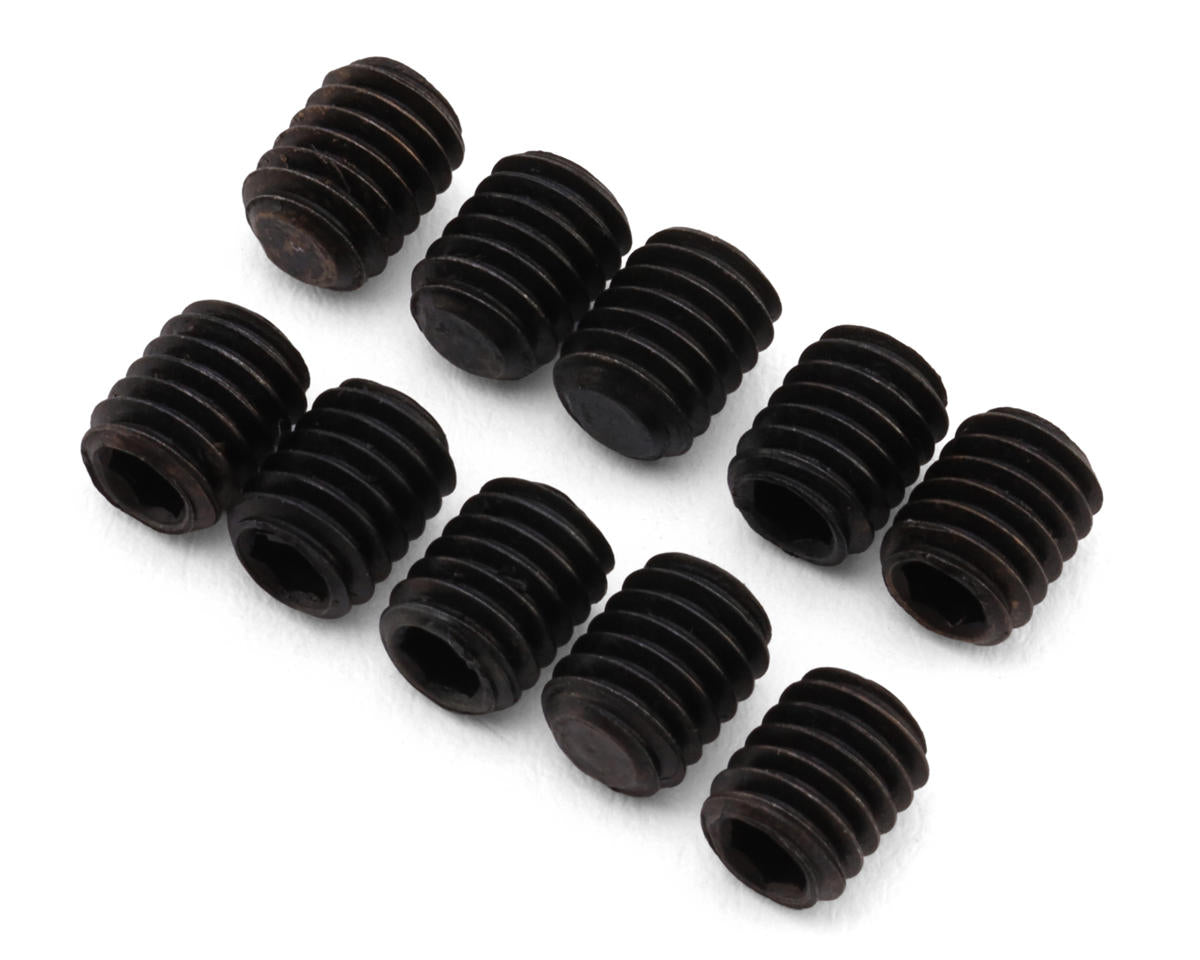 Losi M4x5mm Flat Point Set Screws, 10pcs - LOS-3959