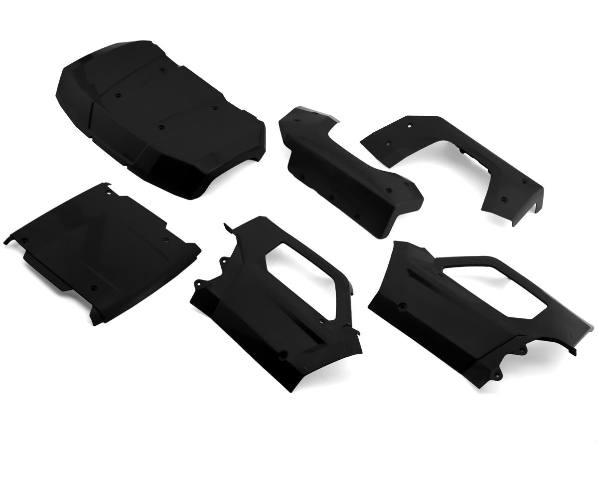 Losi Complete Body Set, Black, 5IVE-T 3.0 - LOS-4000