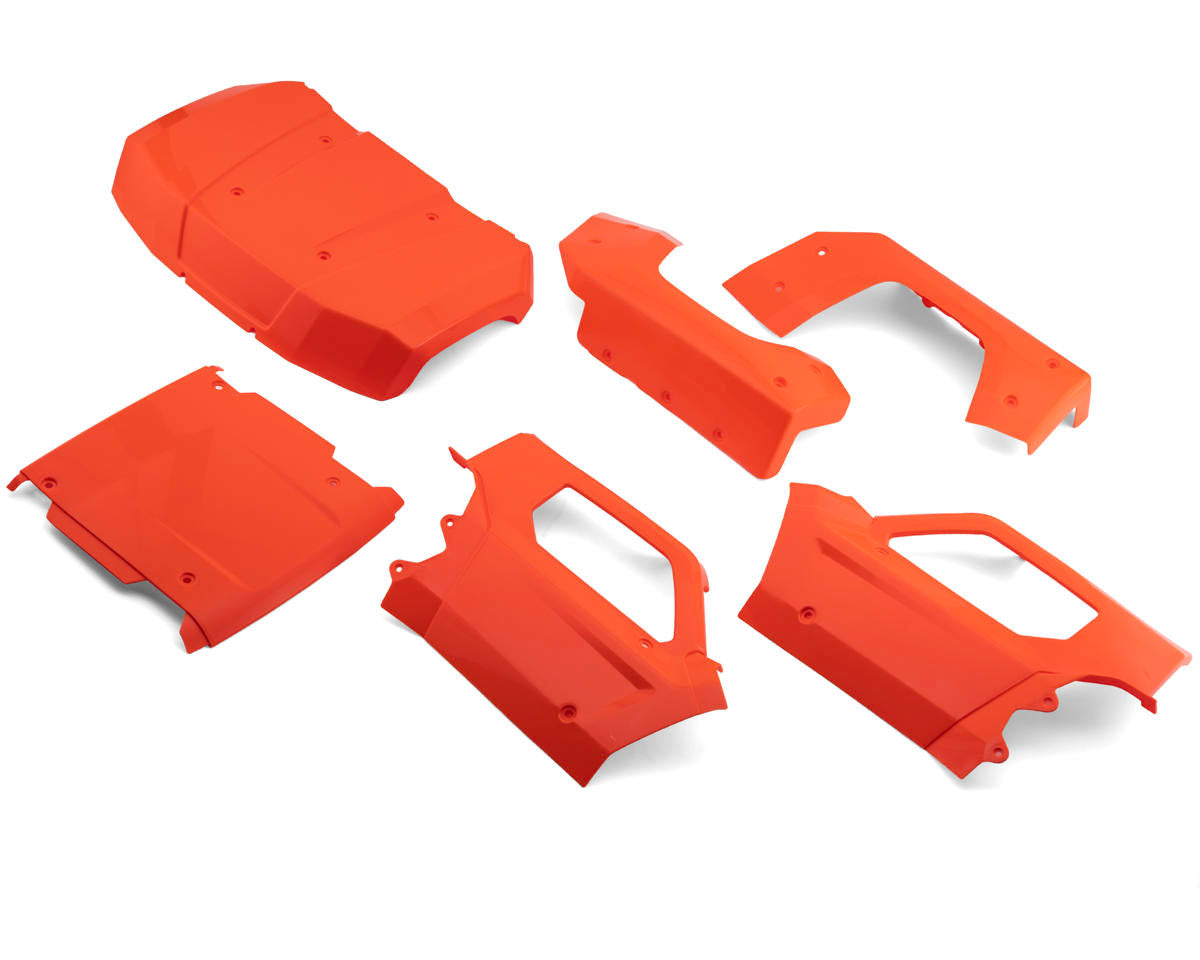 Losi Complete Body Set, Flourescent Orange, 5IVE-T 3.0 - LOS-4002