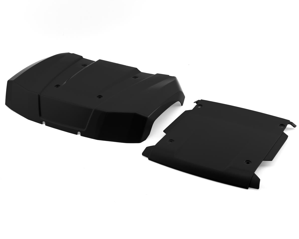 Losi Hood and Roof Body Panels, Black, 5IVE-T 3.0 - LOS-4006