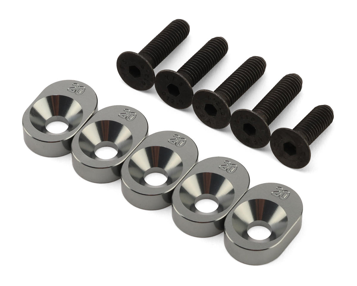 Losi Engine Mount Insert and Screws, 20/67, 5IVE-TG 3.0 - LOS-4168