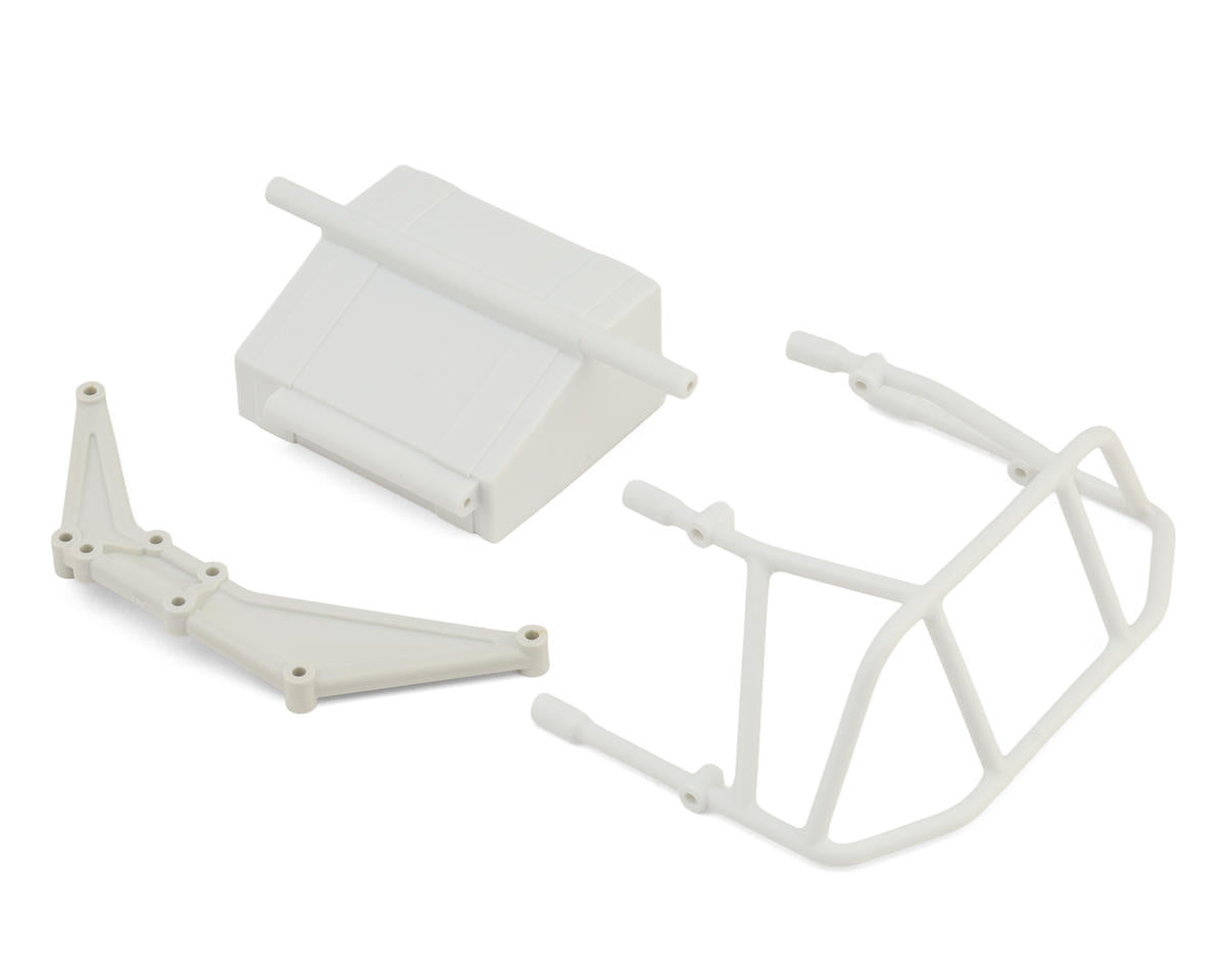 Losi Rear Bumper Set, White, 22S DLM - LOS-4242
