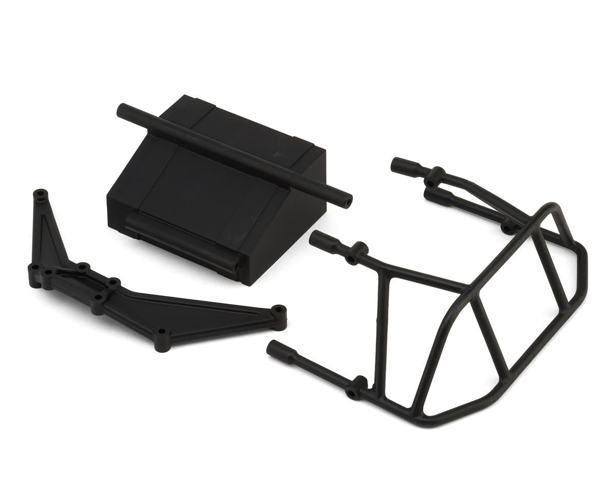Losi Rear Bumper Set, Black, 22S DLM - LOS-4253