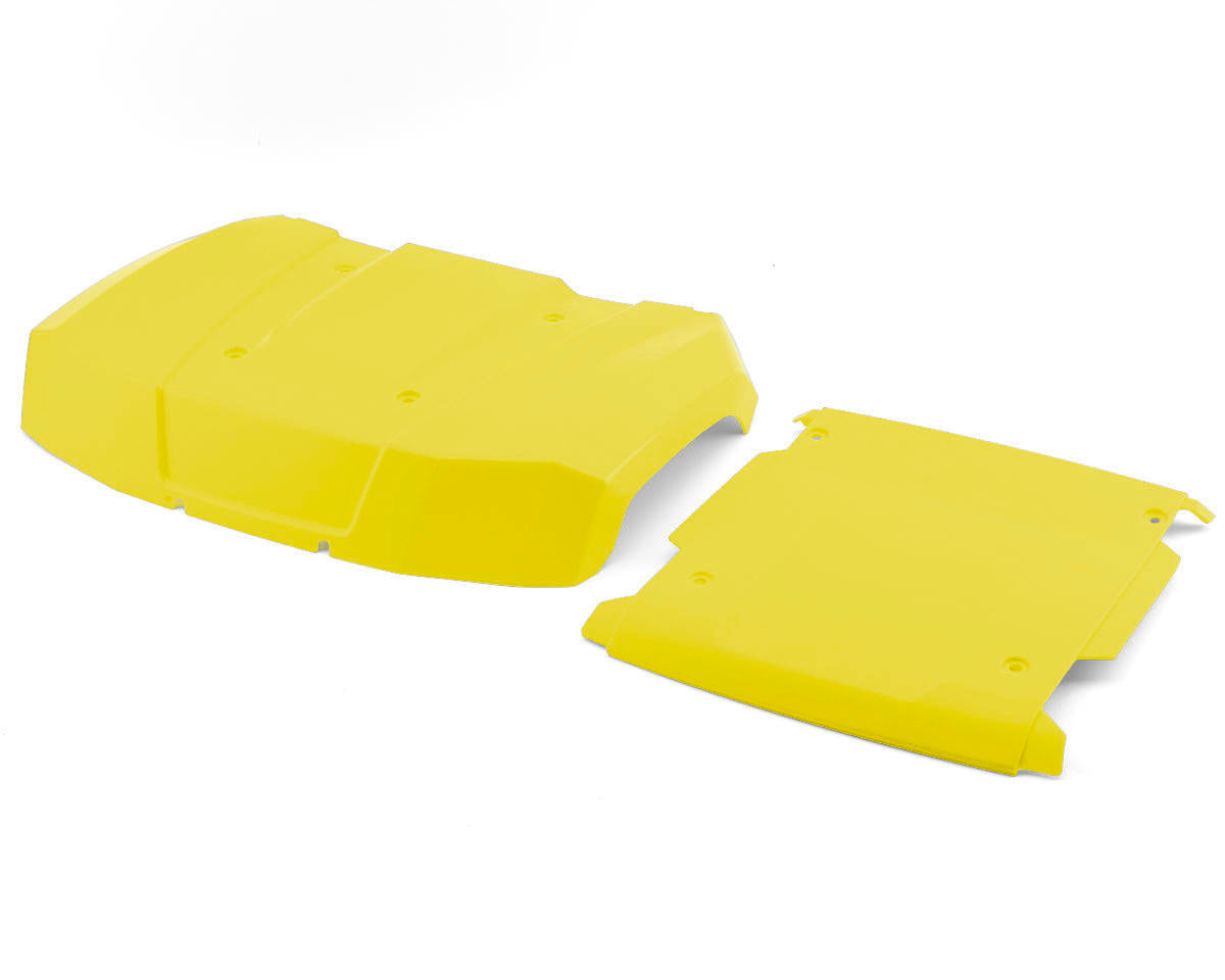 Losi Hood and Roof Panels, Flo Yellow, 5IVE-T 3.0 - LOS-4345