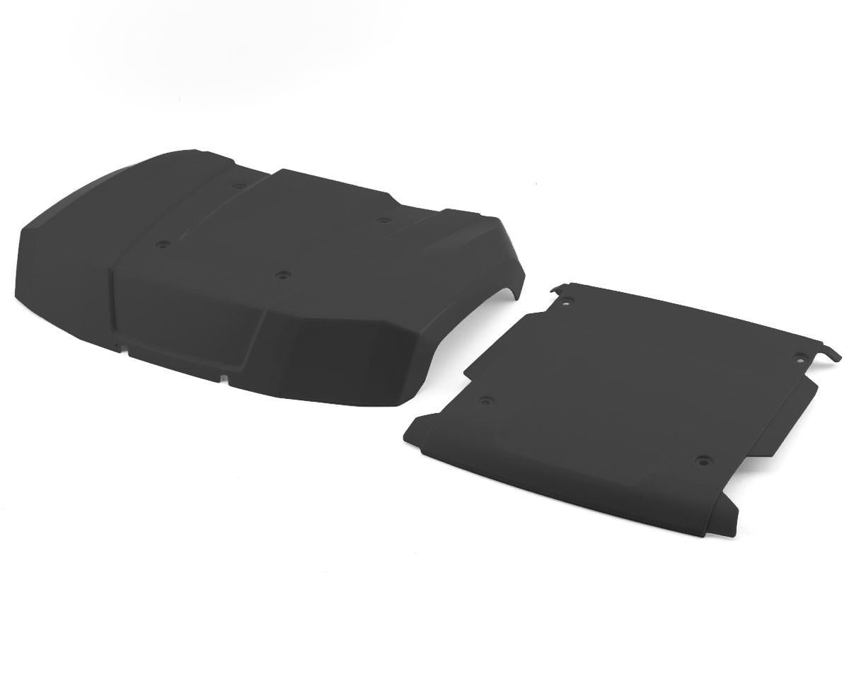Losi Hood and Roof Panels, Gunmetal Grey, 5IVE-T 3.0 - LOS-4347