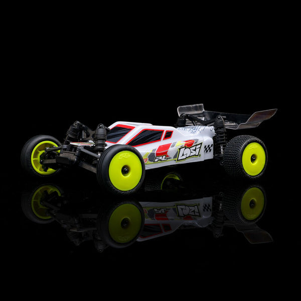 LOS00007T1 1/24 Micro-B 2WD Buggy RTR, White