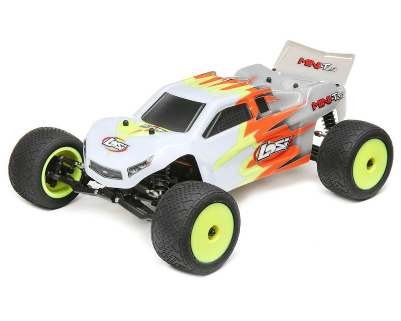 LOS01015T3 Losi Mini T 2.0 RTR 1/18 2wd Stadium Truck, Gray, LOS01015T3