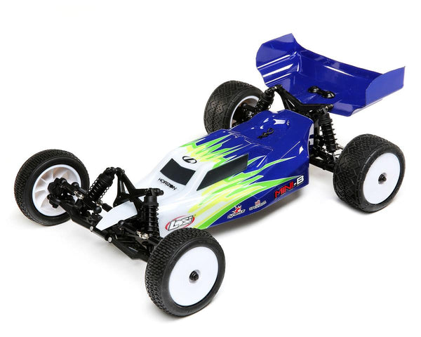 LOS01016T1 Losi Mini-B 1/16 2wd Buggy RTR, Blue, LOS01016T1