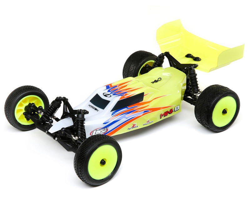 LOS01016T3 Losi Mini-B 1/16 2wd Buggy RTR, Yellow, LOS01016T3