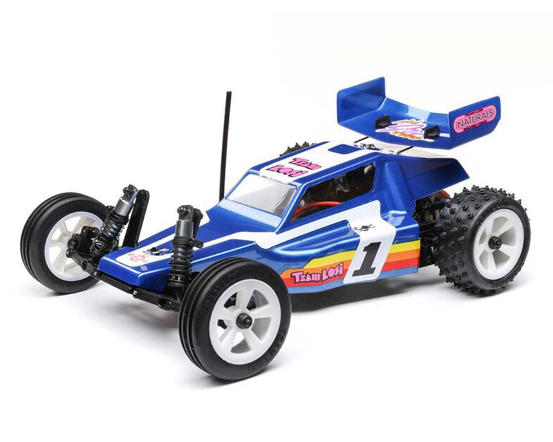 LOS01020T2 Losi Mini JRX2 1/16 2wd Buggy RTR, Blue, LOS01020T2