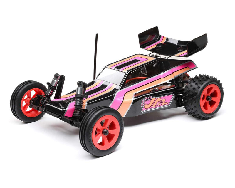 LOS01020T3 Losi Mini JRX2 1/16 2wd Buggy RTR, Black, LOS01020T3