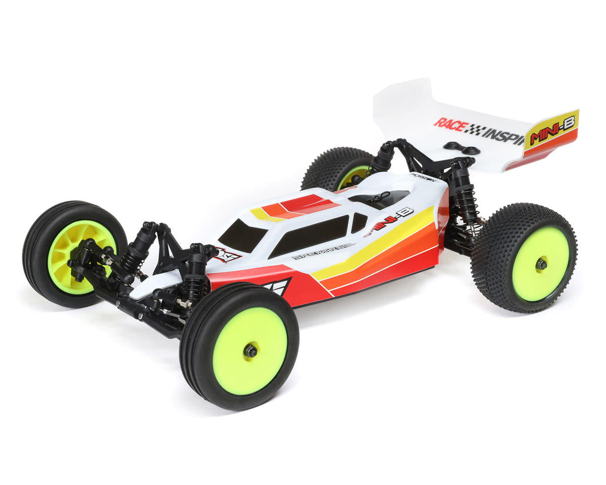 LOS01024T1 Losi Mini-B 1/16 Brushless 2WD Buggy RTR, Red Losi