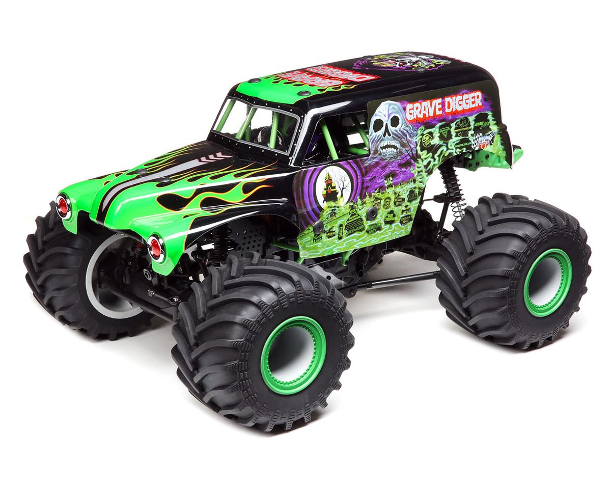 LOS04021T1 Losi LMT Grave Digger Solid Axle Monster Truck, RTR, LOS04021T1 Losi