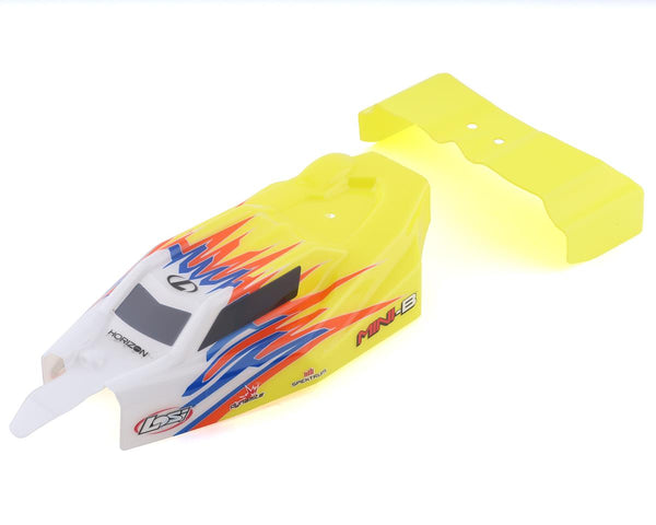 LOS210023 Losi Yellow Body with Wing, Mini-B