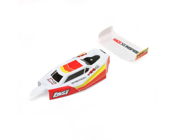 LOS210024 Losi Body and Wing, Red, Mini-B