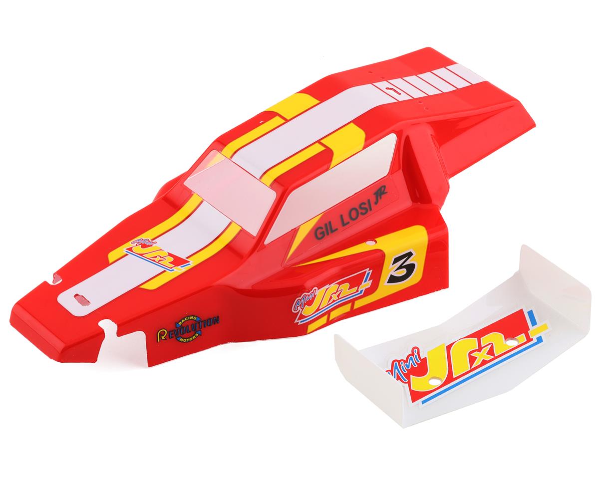 LOS210026 Losi Body and Wing, Red, Mini JRX2 Losi