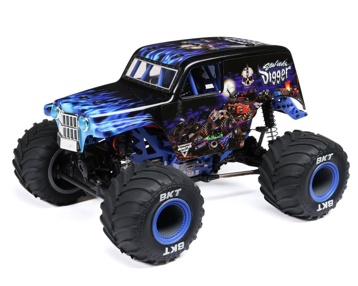 LOS210047 Losi Son Uva Digger Clear Body Set, Mini LMT Losi