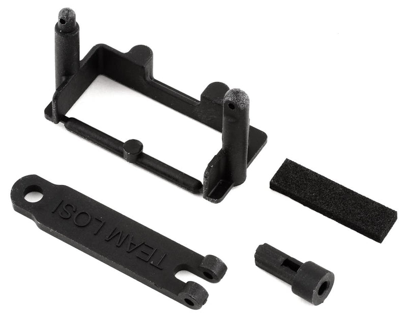 LOS211024 Losi Battery Box and Antenna Mount, Mini JRX2